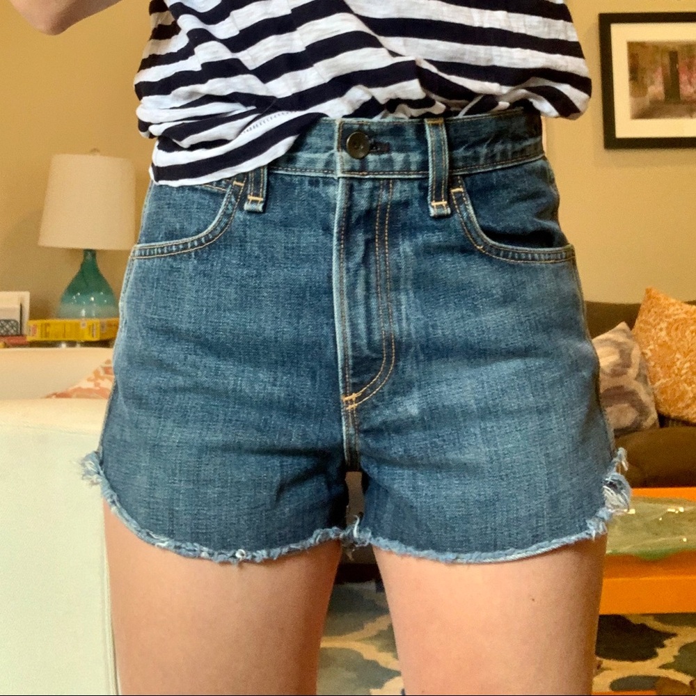 Rag & Bone high waisted jean shorts